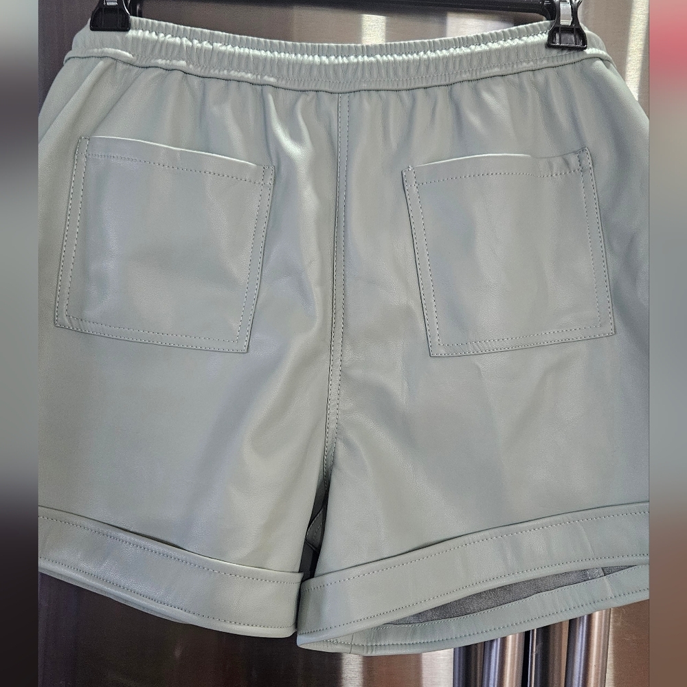 Johnathan Simkhai Faux Leather Shorts - Picture 5 of 7